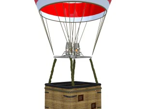 balon udara Model 3D