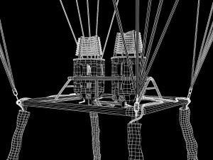 balon udara Model 3D