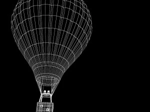 balon udara Model 3D