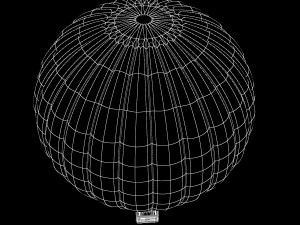 balon udara Model 3D