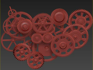 gear mechanism 3D Model