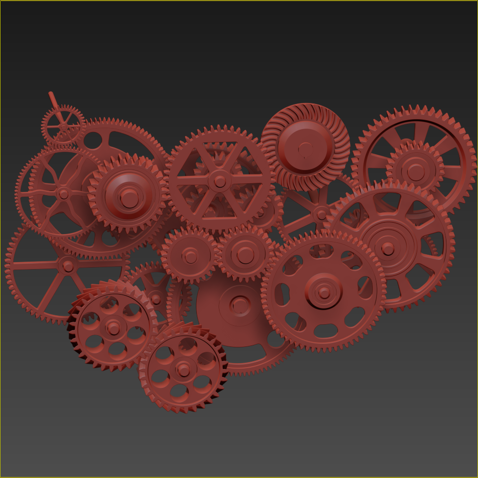 Gear Mechanism - Buy Royalty Free 3D model by omg3d (@omg3d) [8bddfbd]