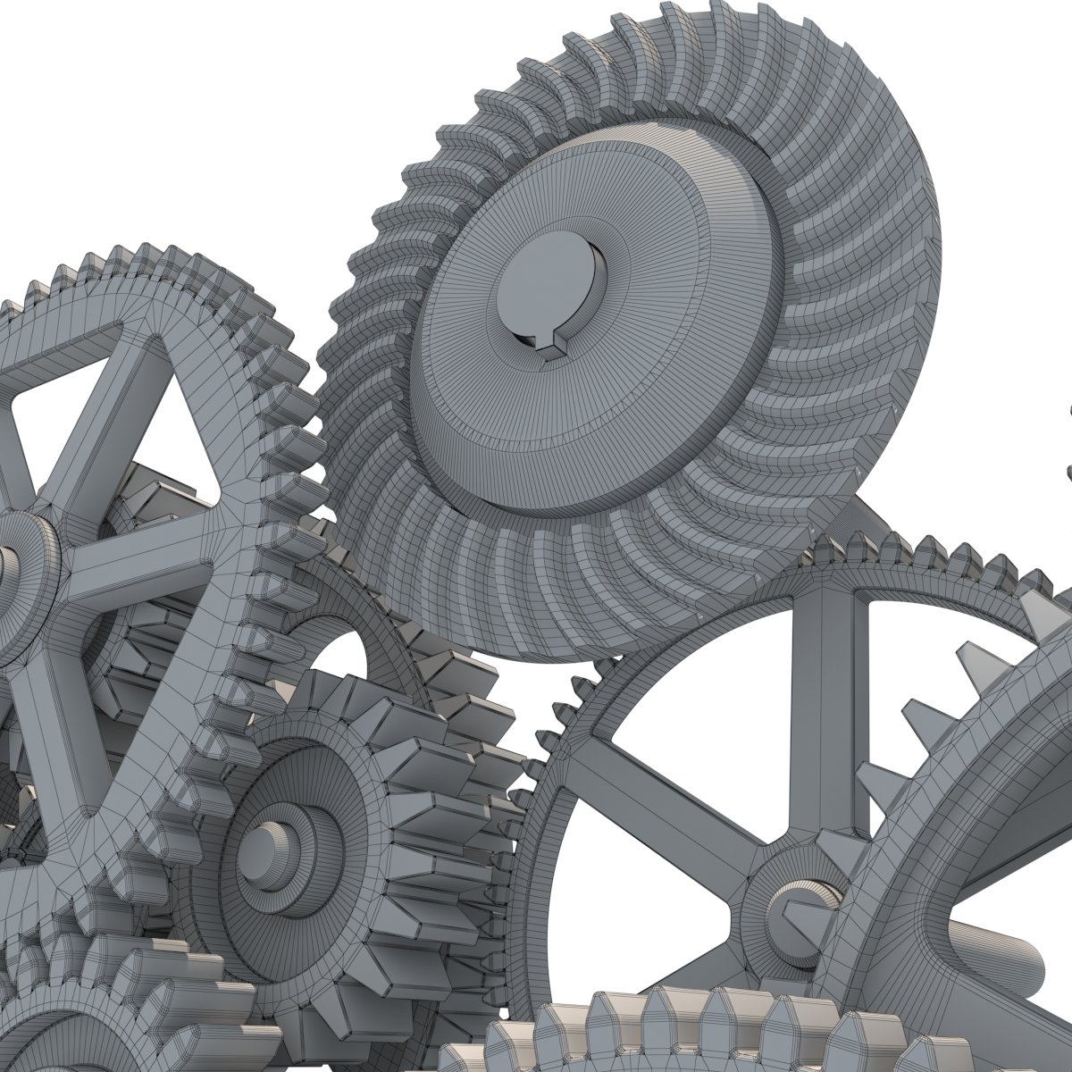 Gear Mechanism - Buy Royalty Free 3D model by omg3d (@omg3d) [8bddfbd]