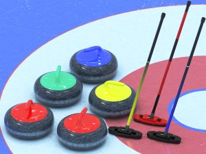 curling collection 3D Model