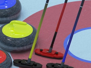 curling collection Model 3D