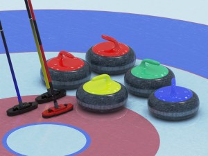 curling collection Model 3D
