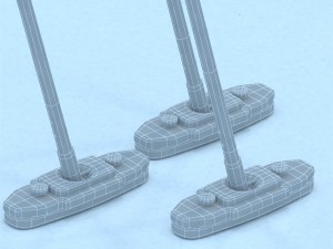 curling collection Model 3D