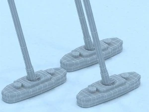 curling collection 3D Model