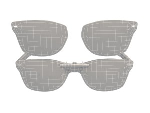 sunglasses wayfarer ray ban Model 3D