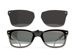 sunglasses wayfarer ray ban Model 3D