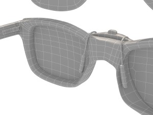 sunglasses wayfarer ray ban Model 3D