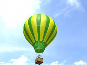balão de ar quente Modelo 3D