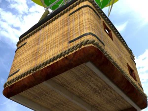 풍선 공기가 뜨겁다 3D 모델