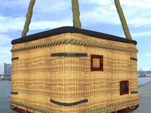 풍선 공기가 뜨겁다 3D 모델