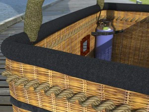 풍선 공기가 뜨겁다 3D 모델