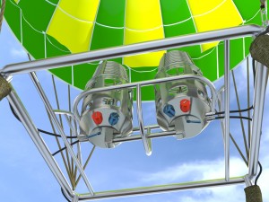 balloon air hot 3D मॉडल