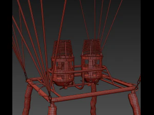 풍선 공기가 뜨겁다 3D 모델
