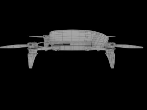parrot bebop v2 3D Model