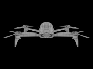 parrot bebop v2 3D Model