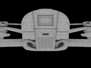 parrot bebop v2 3D Model