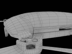 parrot bebop v2 3D Model