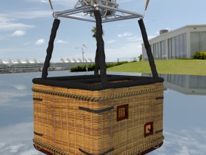 balloon hot air Model 3D