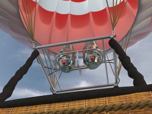 balloon hot air Model 3D