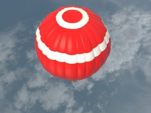 balloon hot air Model 3D