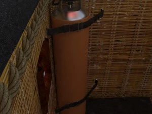 bal&atilde;o de ar quente Modelo 3D