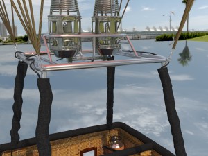 balloon hot air Model 3D