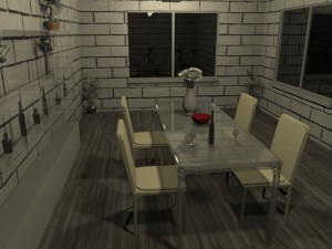 recreation room Model 3D