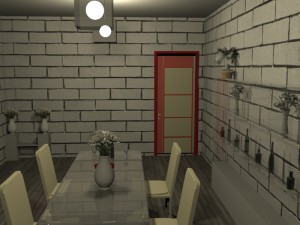 recreation room 3D 模型