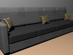 sofa for any room 3D Modell
