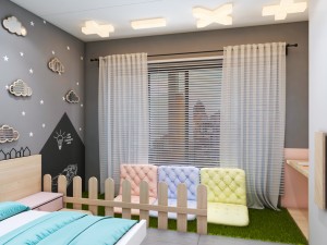 children bedroom Model 3D