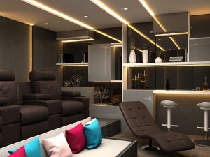 bar and hone theatre Model 3D