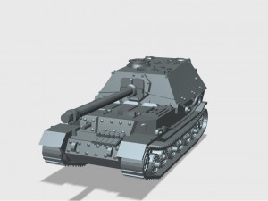 the ferdinand is a german tank destroyer 3D Print Model