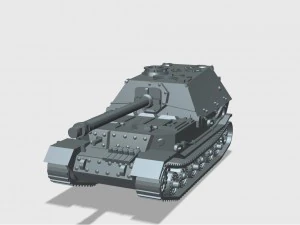 O Ferdinand &eacute; um ca&ccedil;a-tanques alem&atilde;o Modelo de Impressão 3D