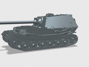 the ferdinand is a german tank destroyer 3D 프린트 모델