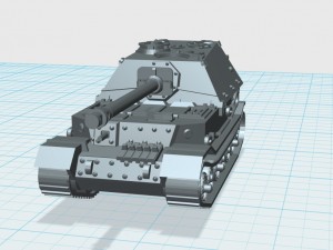 the ferdinand is a german tank destroyer 3D 프린트 모델