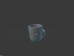 white cup Model 3D