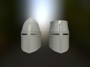 great helms r1 - set of two Modelo 3D