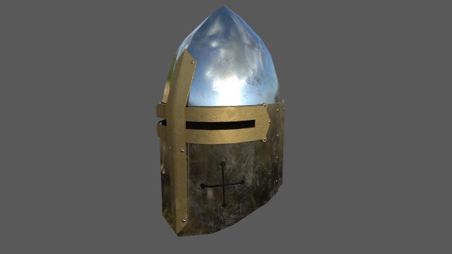 great helm 1 r1 3D 모델 .c4d .max .obj .3ds .fbx .stl .blend 