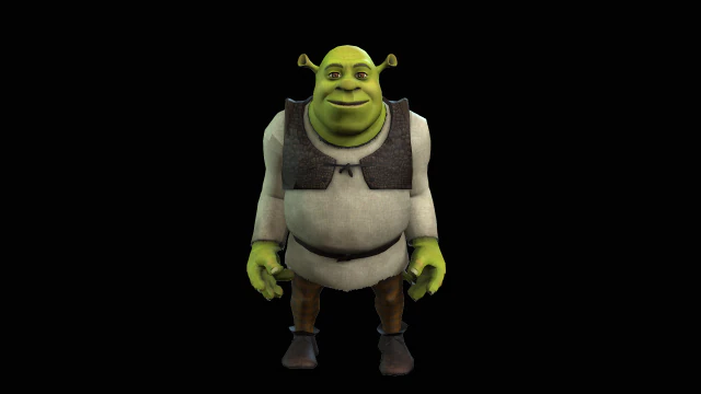 shrek Model 3D .c4d .max .obj .3ds .fbx .stl .blend 