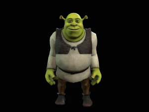 shrek Model 3D