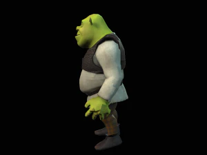 shrek Model 3D