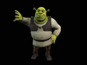 shrek Model 3D