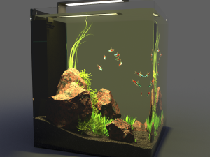 aquarium nano 3D 모델