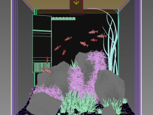 aquarium nano 3D 모델
