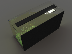 aquarium rectangle 120l Model 3D