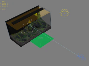 aquarium rectangle 120l 3D Model